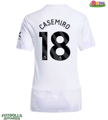 Manchester United Casemiro #18 Bortatröja Kvinnor 2025-26 Kortärmad